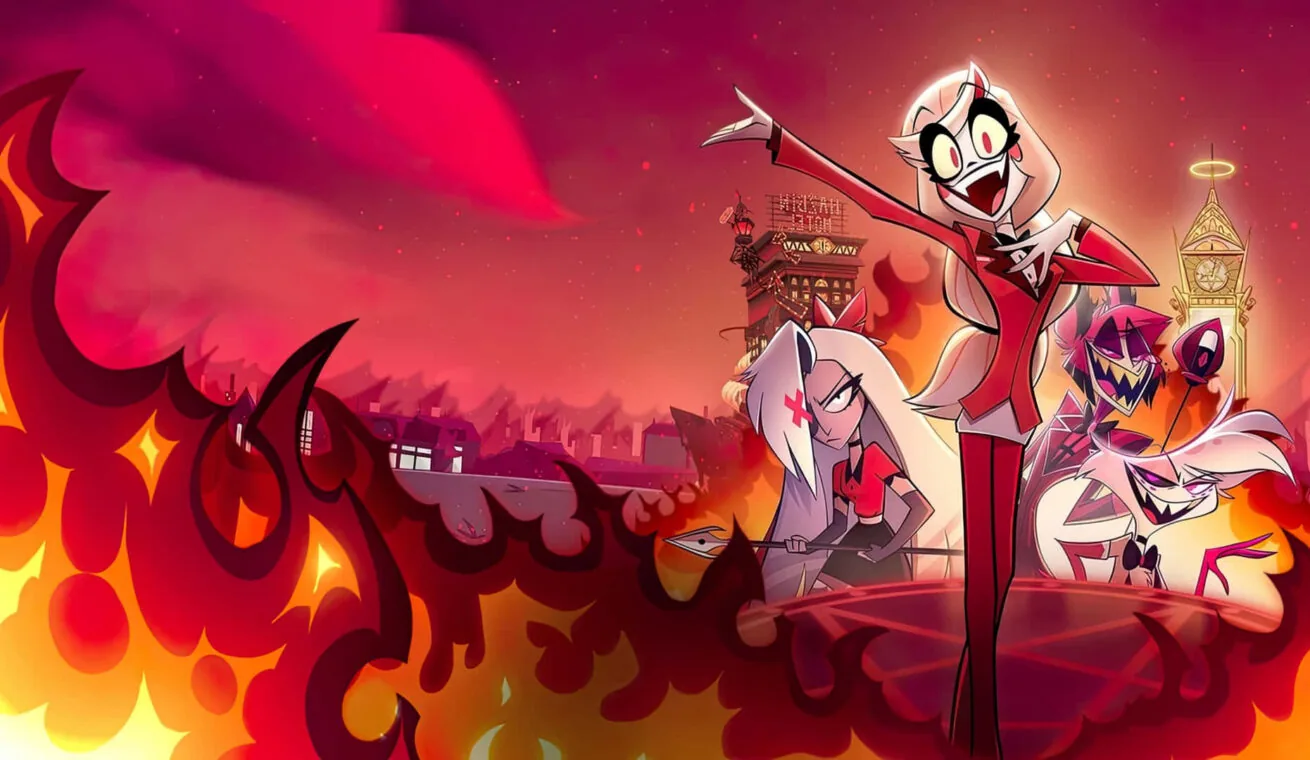 Большой постер мультсериала Отель Хазбин